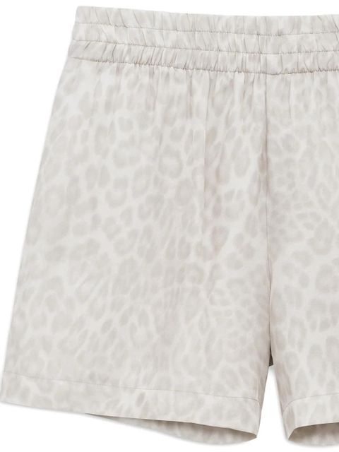 ANINE BING Kam leopard-print shorts - Neutrals