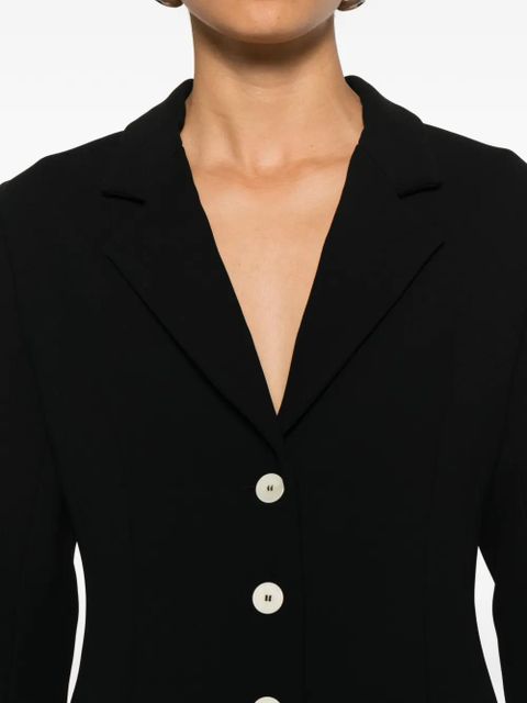 A.W.A.K.E. Mode V-neck asymmetric dress - Black