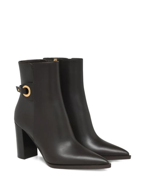 Gianvito Rossi Granada side-detail ankle boots - Brown - zdjęcie produktu nr 2