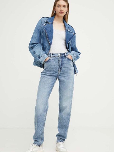 BOSS Orange top damski kolor szary 50504245