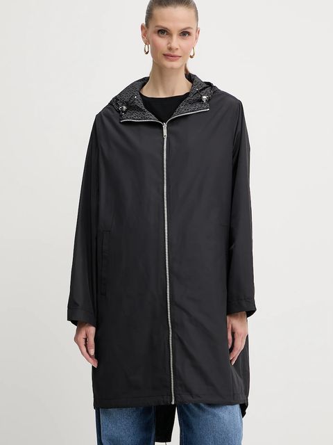 MICHAEL Michael Kors kurtka kolor szary przejściowa oversize MT520INJN3