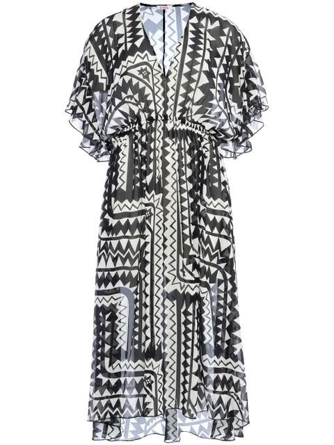 ERES Rivage silk midi dress - Black - zdjęcie produktu nr 1