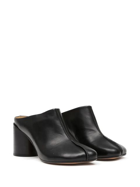 MM6 Maison Margiela 70mm leather mules - Black