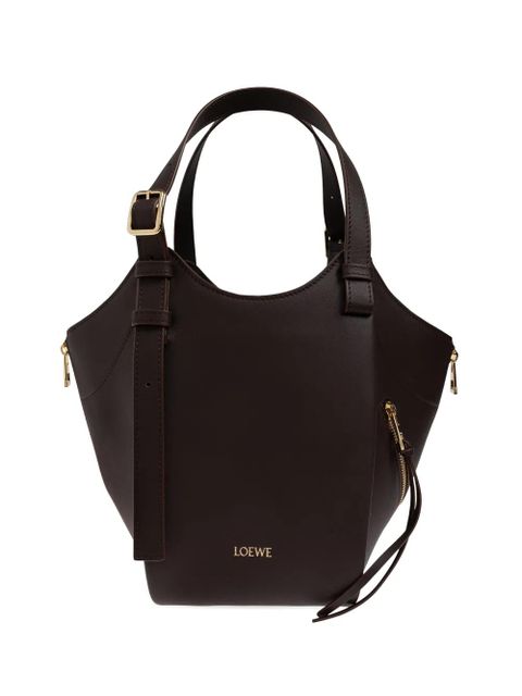 LOEWE Hammock Flip leather tote bag - Brown - zdjęcie produktu nr 1