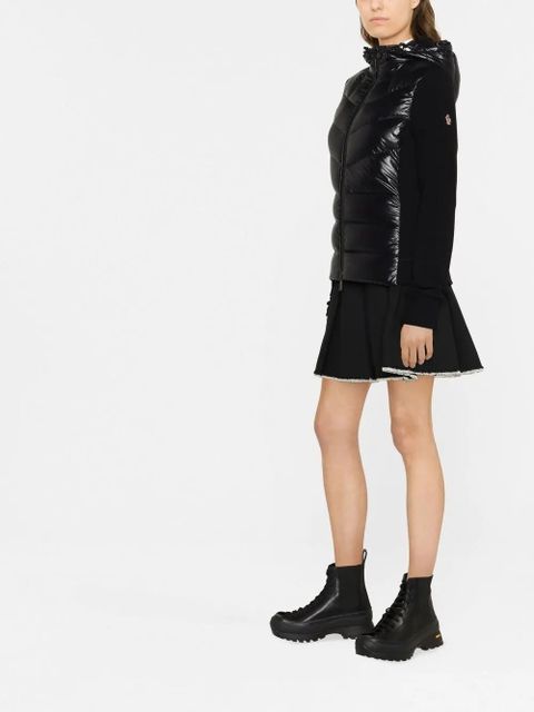 Moncler Grenoble logo-patch padded-panel jacket - Black - zdjęcie produktu nr 2