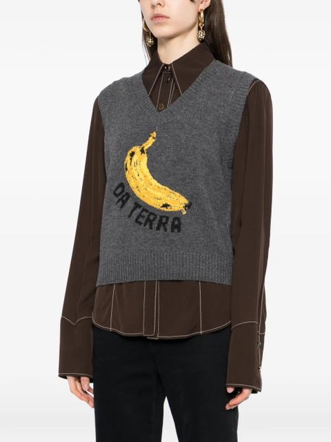 FARM Rio Banana Da Terra vest - Grey