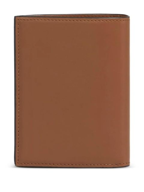 Marni folded leather wallet - Brown