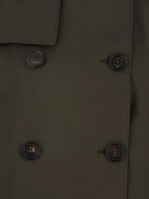 Max Mara MTCZENO double-breasted trench coat - Green