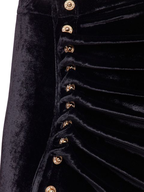 Rabanne velvet maxi skirt - Black