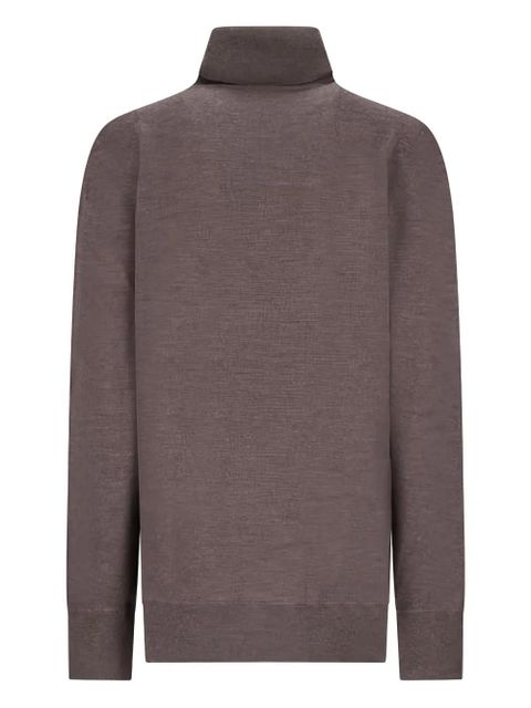 The Row Lizzy roll-neck top - Brown - zdjęcie produktu nr 2