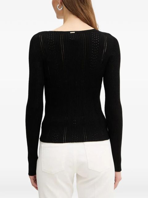 TWINSET square-neck sweater - Black