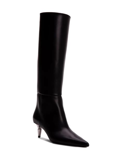 Proenza Schouler Spike pointed-toe knee-high boots - Black - zdjęcie produktu nr 2