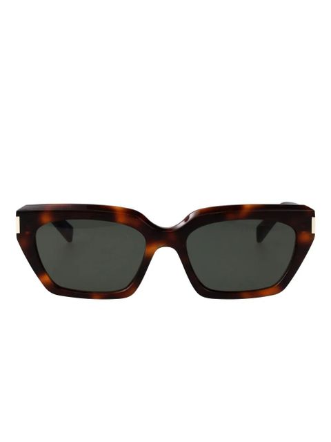 Saint Laurent Eyewear square-frame sunglasses - Brown