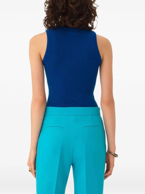 Chloé ribbed-knit tank top - Blue