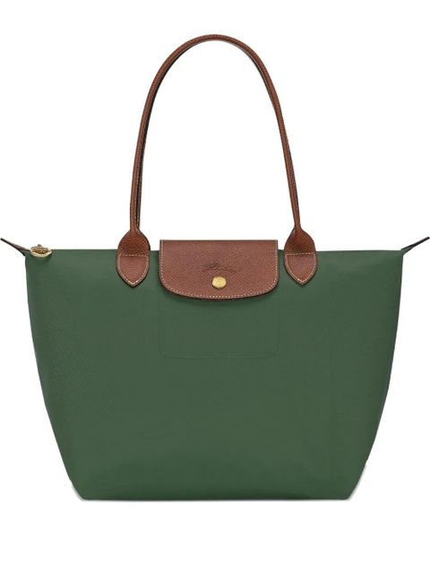 Longchamp medium Le Pliage tote bag - Green - zdjęcie produktu nr 1