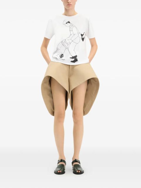 Jean Paul Gaultier squared printed T-shirt - White - zdjęcie produktu nr 2