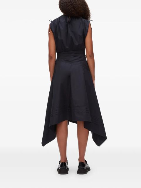 3.1 Phillip Lim tie-waist asymmetric dress - Blue