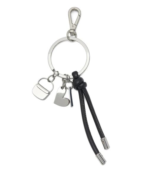 Diesel heart charms keyring - Silver - zdjęcie produktu nr 2