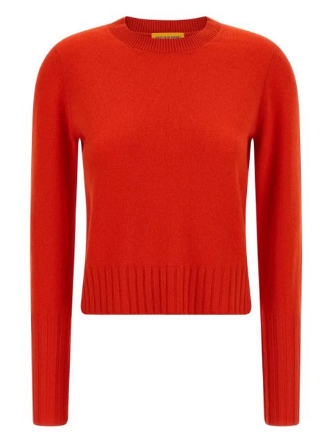 Guest In Residence Shrunken crew-neck sweater - Red - zdjęcie produktu nr 1