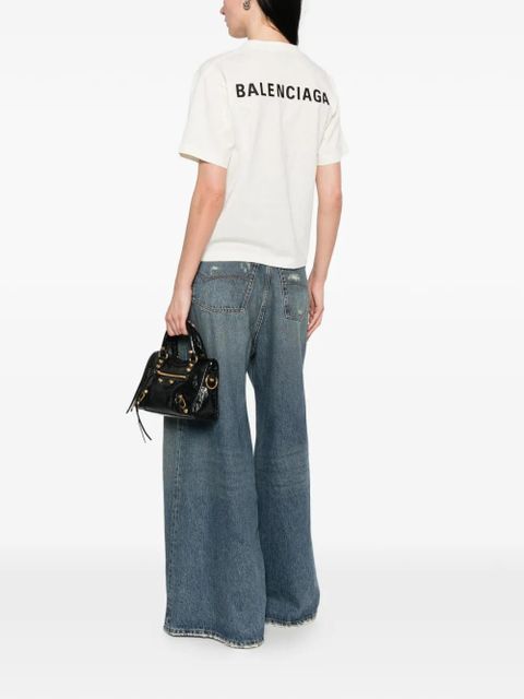 Balenciaga logo T-shirt - Neutrals - zdjęcie produktu nr 2