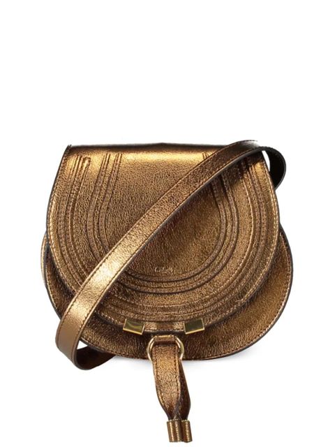 Chloé small Marcie leather shoulder bag - Brown - zdjęcie produktu nr 1