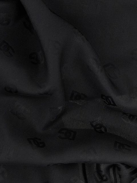 Dolce & Gabbana logo-print scarf - Black