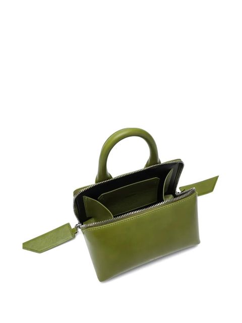 The Attico Friday top handle mini bag - Green