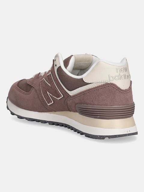 New Balance sneakersy zamszowe 574 damskie kolor brązowy WL574RTS - zdjęcie produktu nr 2