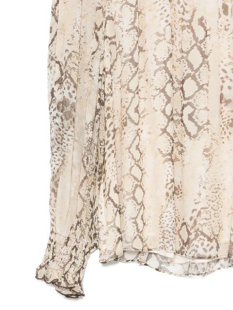 Ba&Sh Shamy high-neck blouse - Neutrals