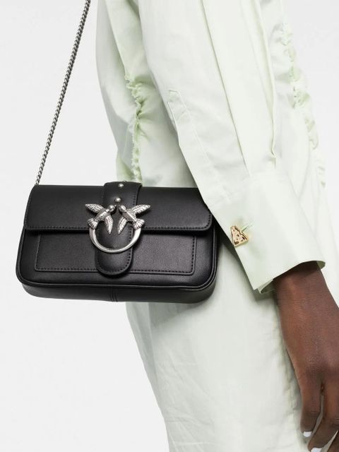PINKO Love Mini Icon crossbody bag - Black