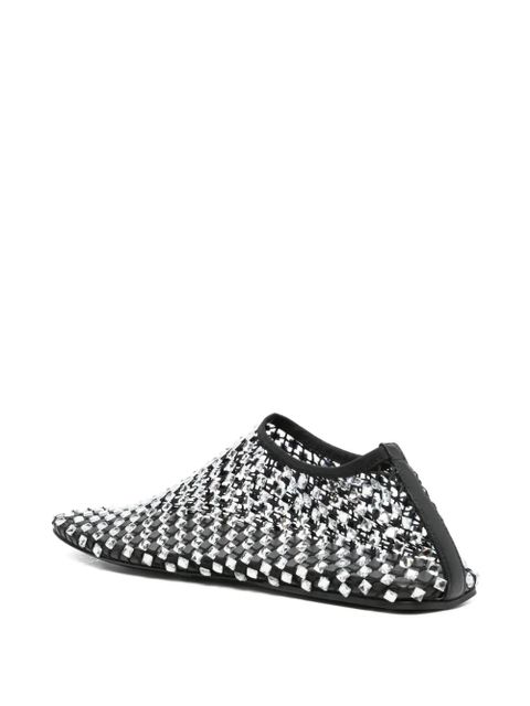 Christopher Esber Minette embellished ballet flats - Black