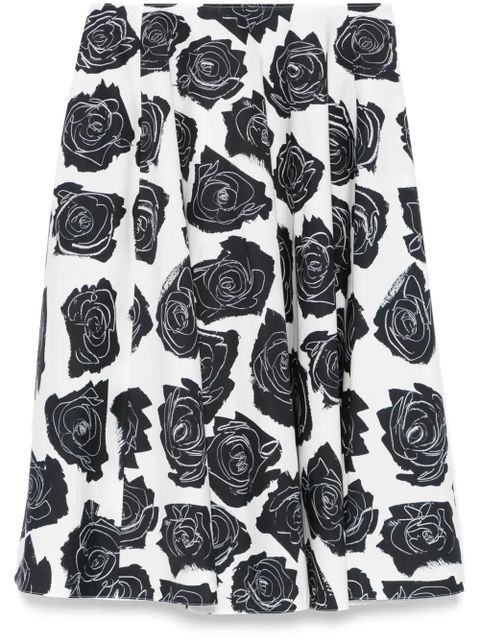 Marni Luna midi skirt - White - zdjęcie produktu nr 1