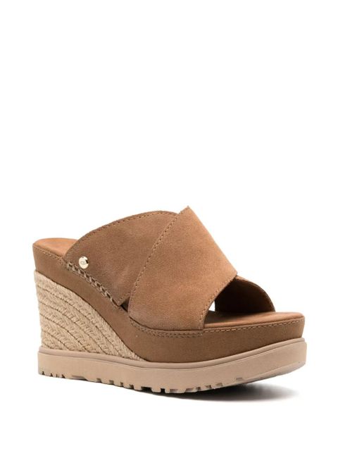 UGG braided wedge-heel sandals - Brown - zdjęcie produktu nr 2
