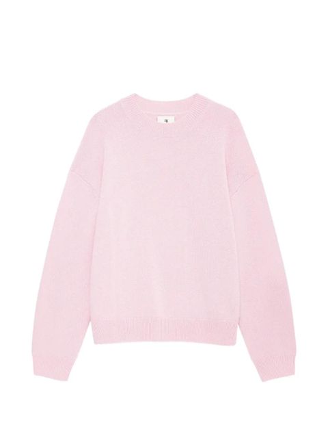 ANINE BING Lee crew-neck sweater - Pink - zdjęcie produktu nr 1