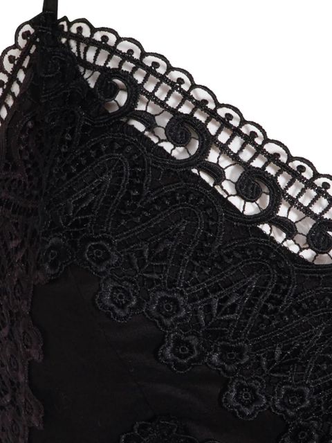 Charo Ruiz Ibiza Aveline lace strap mini dress - Black