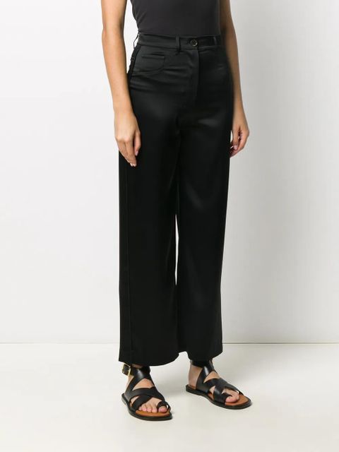 Nanushka wide-leg trousers - Black