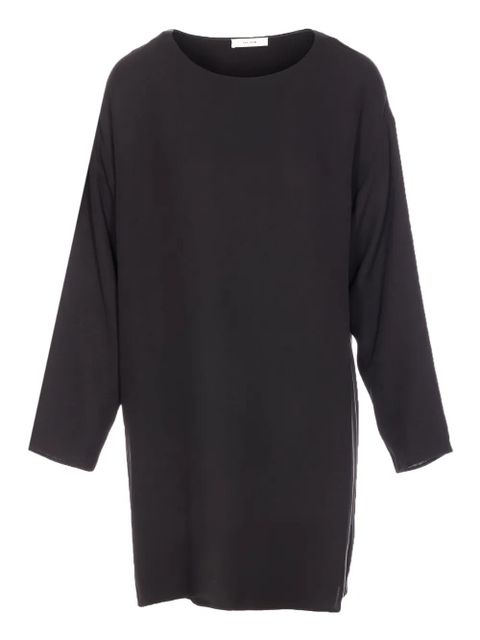 The Row boat-neck long-sleeved blouse - Black - zdjęcie produktu nr 1
