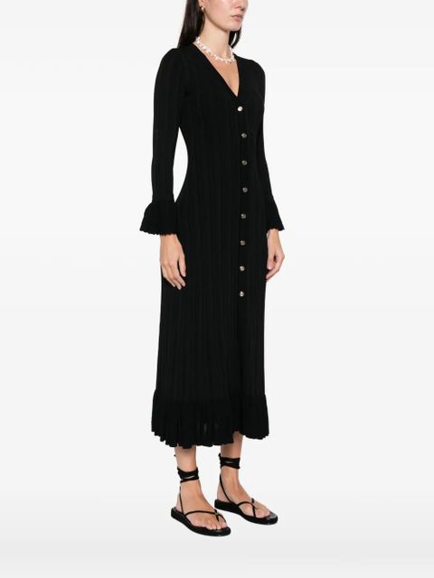 SANDRO Robe midi dress - Black
