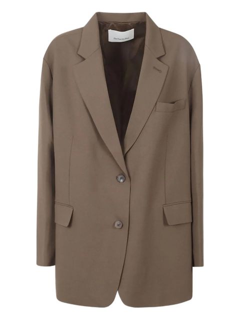 The Frankie Shop Bea button fastening blazer - Brown - zdjęcie produktu nr 1
