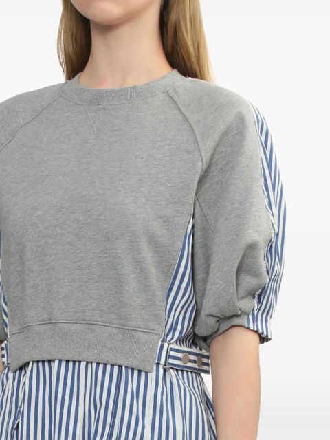 3.1 Phillip Lim sweatshirt combo dress - Grey