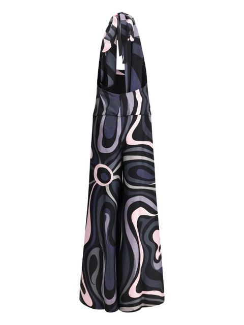 PUCCI print sleeveless jumpsuit - Blue