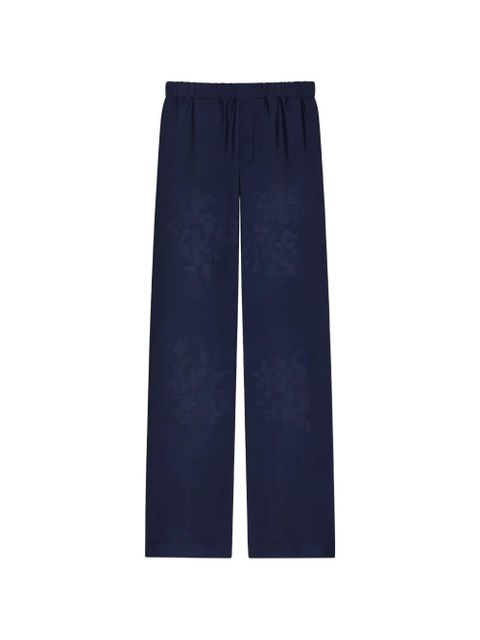 Givenchy floral jacquard trousers - Blue - zdjęcie produktu nr 1