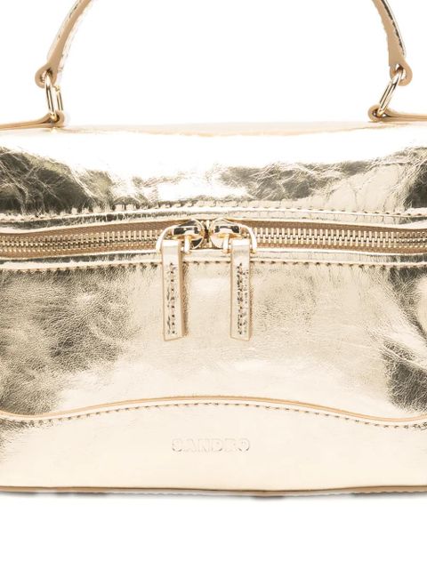 SANDRO zip-fastening tote bag - Gold