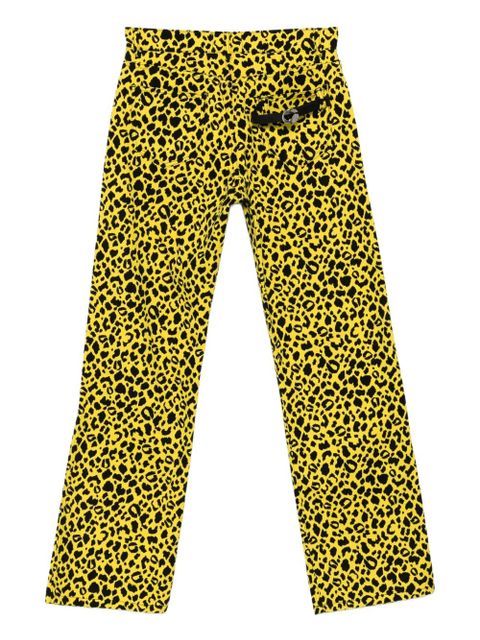 Coperni leopard-print jeans - Yellow - zdjęcie produktu nr 2