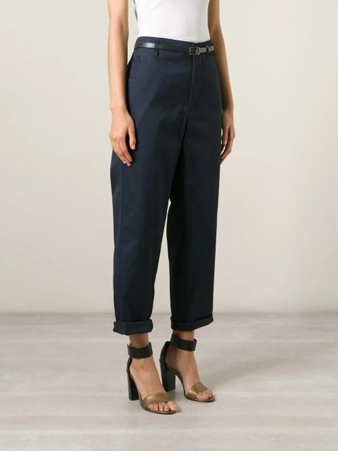 Golden Goose belted chino trousers - Blue - zdjęcie produktu nr 2