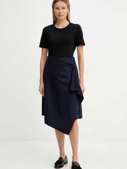 Sisley spódnica z domieszką wełny