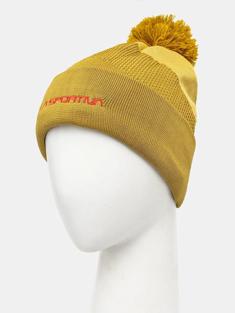 LA Sportiva czapka Knitty kolor żółty z grubej dzianiny ZZSH032 - zdjęcie produktu nr 2