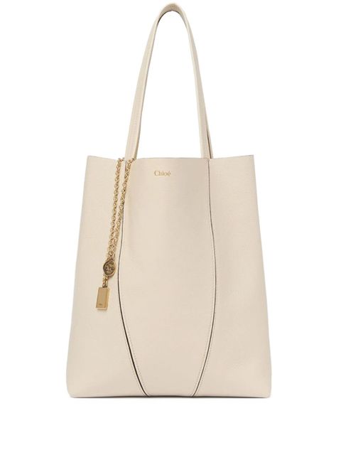 Chloé Spin tote bag - White - zdjęcie produktu nr 1