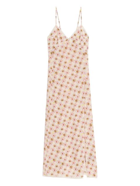 Zadig&Voltaire Ramelil floral-pattern maxi dress - Neutrals - zdjęcie produktu nr 1