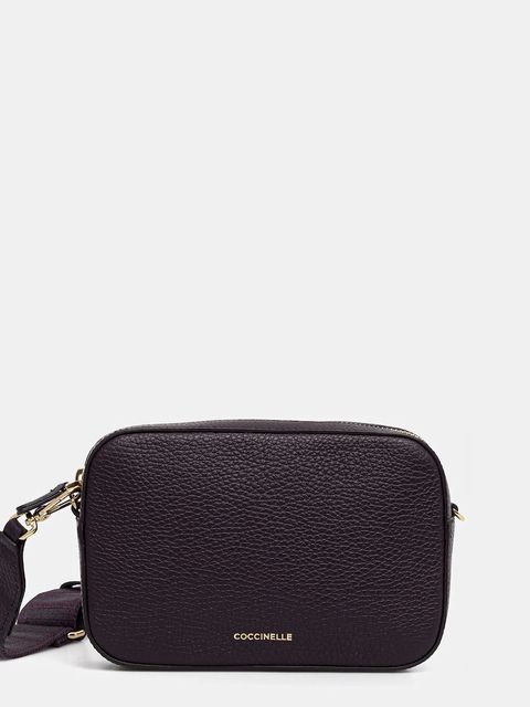 Coccinelle torebka skórzana kolor fioletowy E5 MN5 55 I1 01 - zdjęcie produktu nr 1